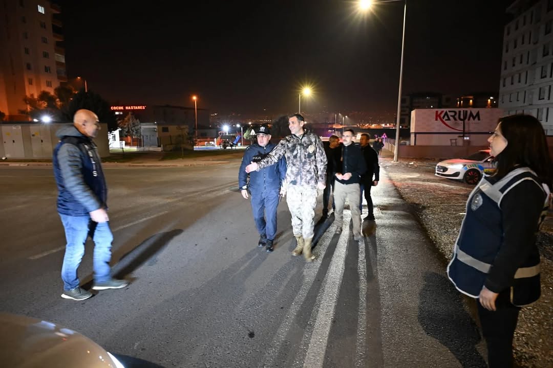 Kayseri Emniyet Müdürü Aydın, Asayiş ve Trafik Uygulamalarını Yerinde Denetledi