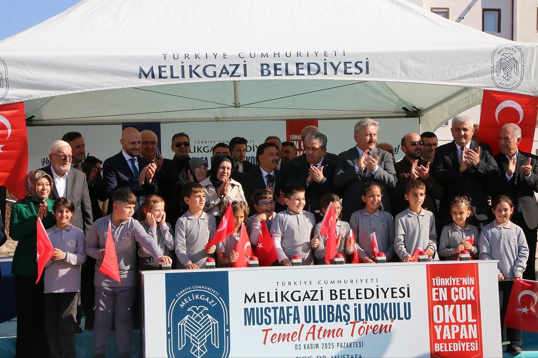 Kayseri'de Mustafa Ulubaş İlkokulu'nun Temeli Atıldı