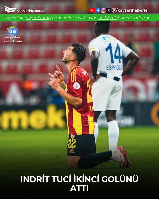 Kayserispor, Kasımpaşa'yı Indrit Tuci'nin Geç Golüyle 3-2 Mağlup Etti