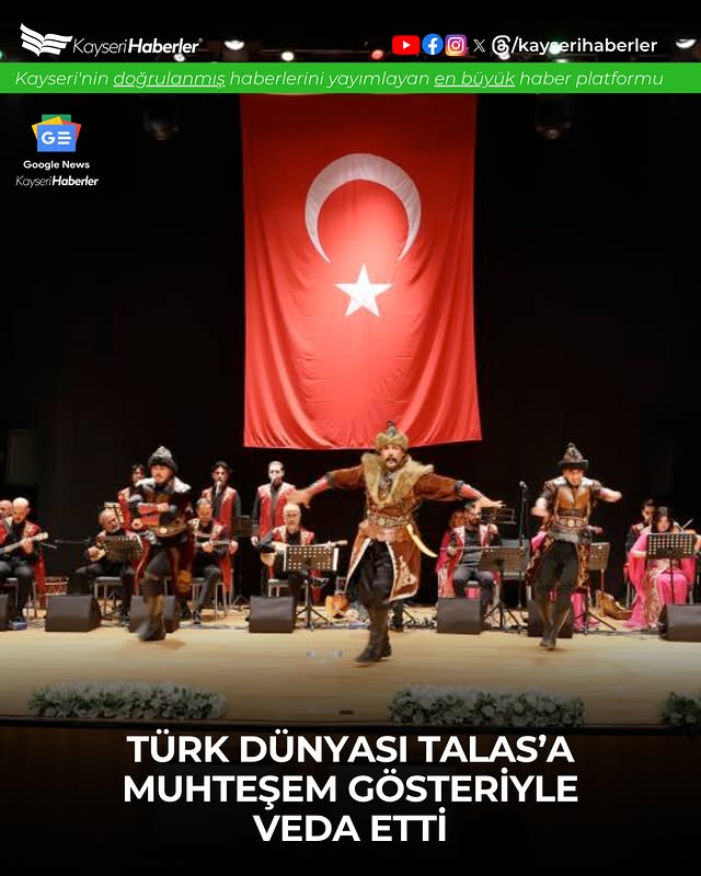 Türk Dünyası Yazar ve Şairler Talas Buluşması Kayseri'de Sona Erdi