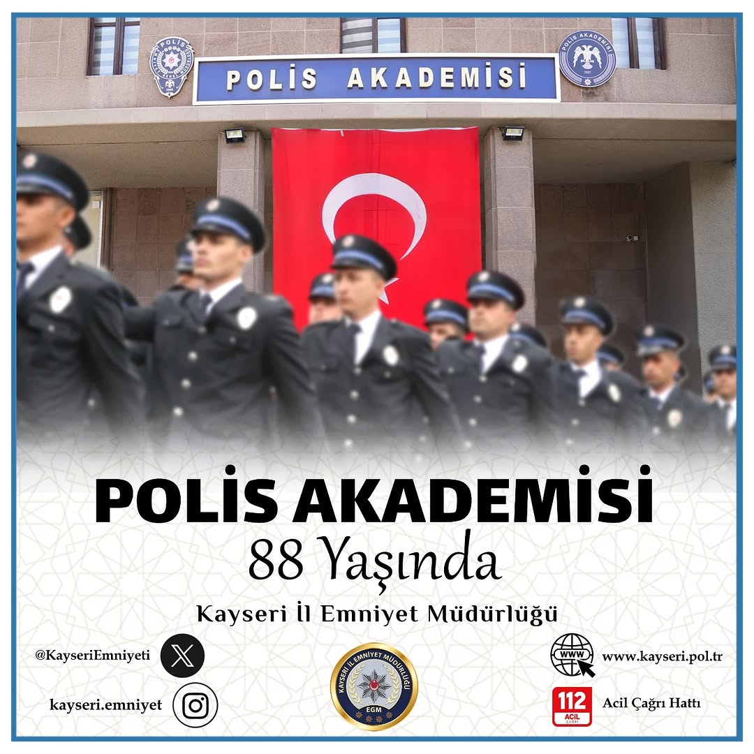 Polis Akademisi'nin 88. Kuruluş Yıldönümü Kutlanıyor