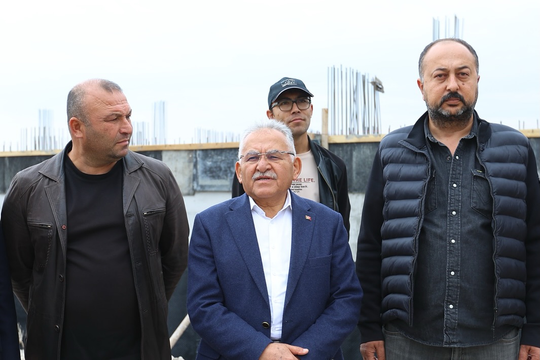 Kayseri'de 16 Derslikli Yeni İlkokulun İnşaatı Devam Ediyor