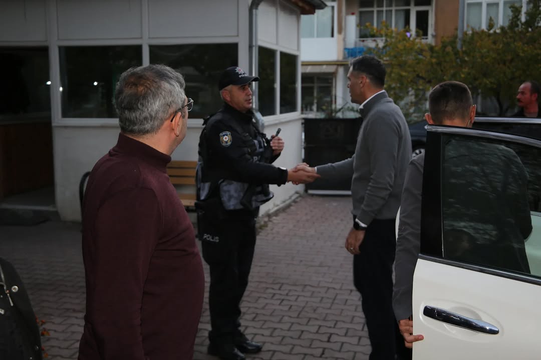 Kayseri Emniyet Müdürü Atanur Aydın, Melikgazi İlçe Emniyet Müdürlüğü'nde İncelemelerde Bulundu