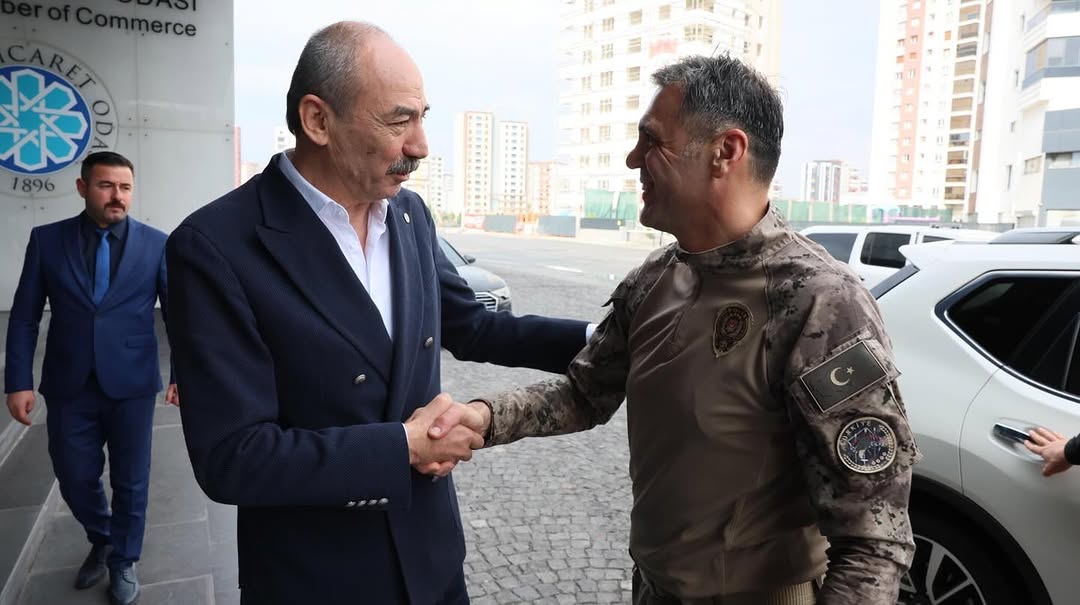 Kayseri Emniyet Müdürü Atanur Aydın, Ticaret Odası Başkanı Gülsoy'u Ziyaret Etti