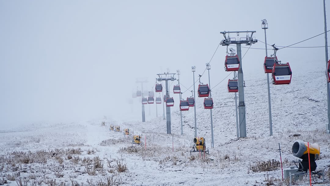 Erciyes'te Kar Kalınlığı Erken Haberini Verdi: Kış Sporları Sezonu Yaklaşıyor