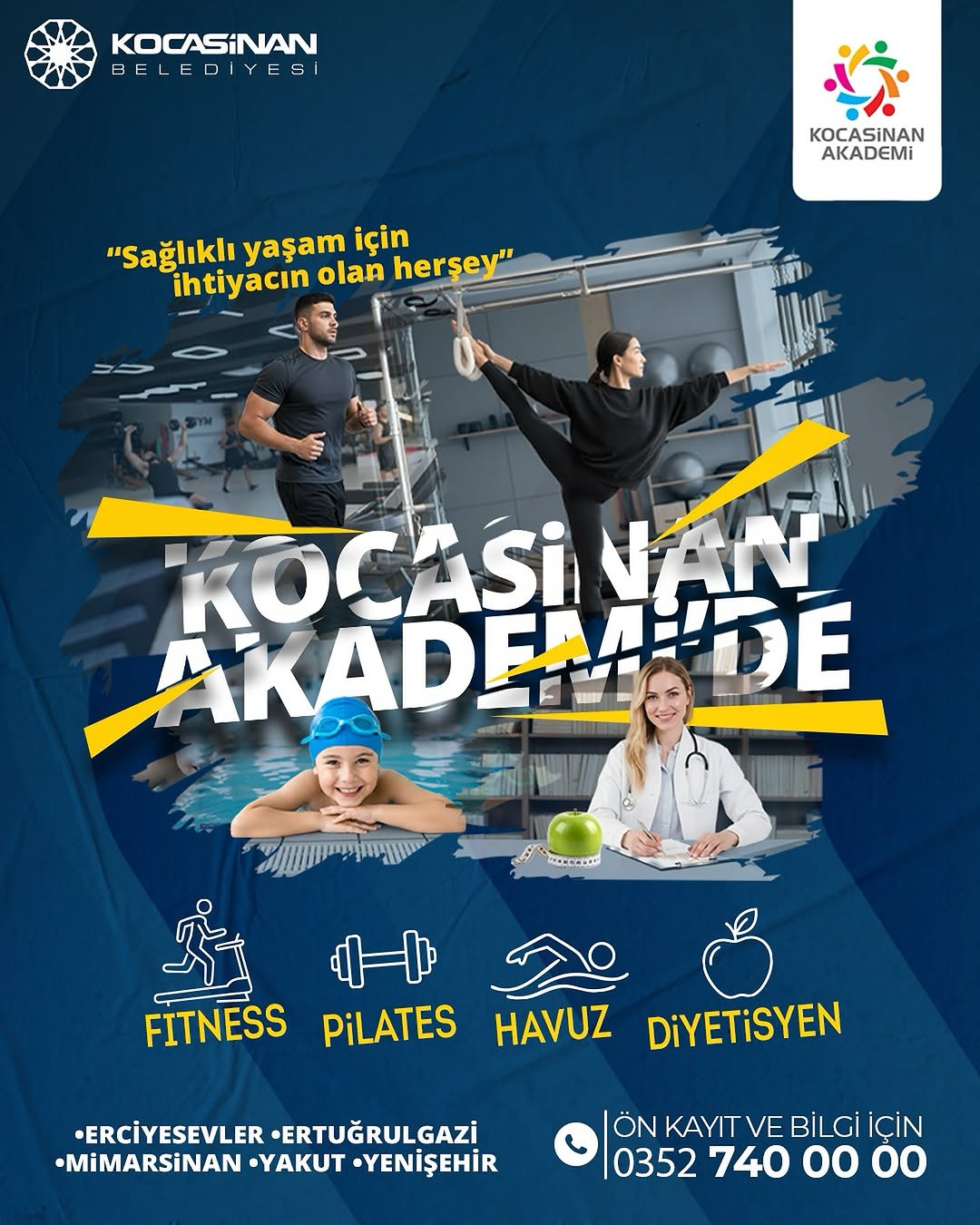 Kayseri Kocasinan'da Sağlıklı Yaşam Seferberliği