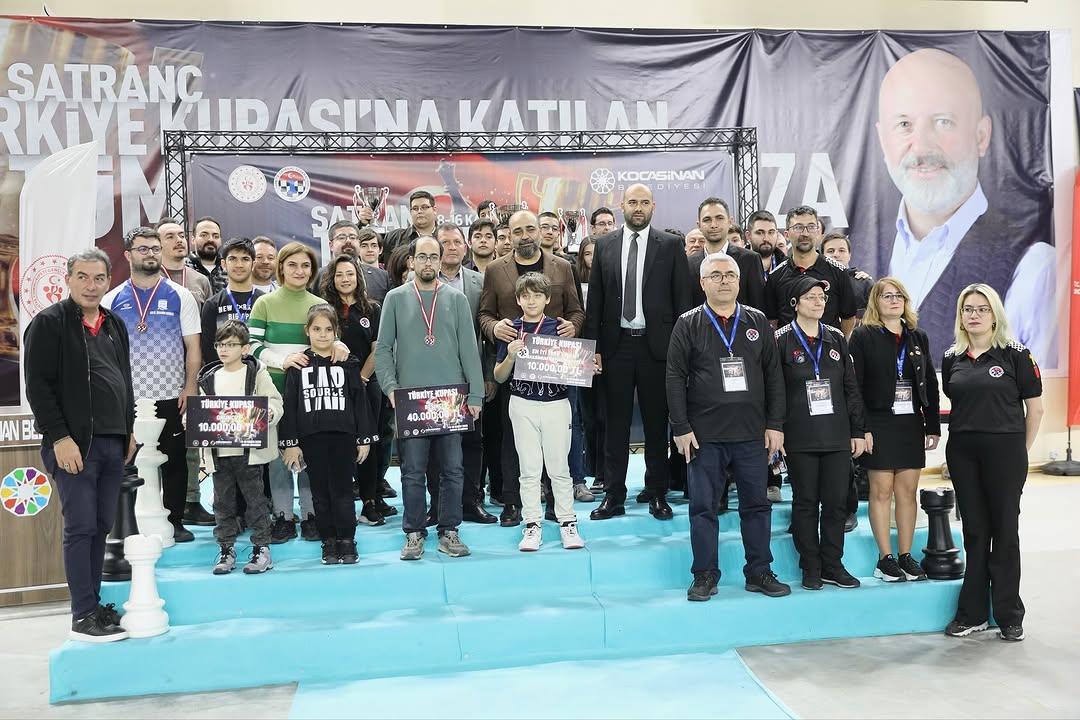 Kayseri'de Gerçekleşen 2025 Satranç Türkiye Kupası Sona Erdi