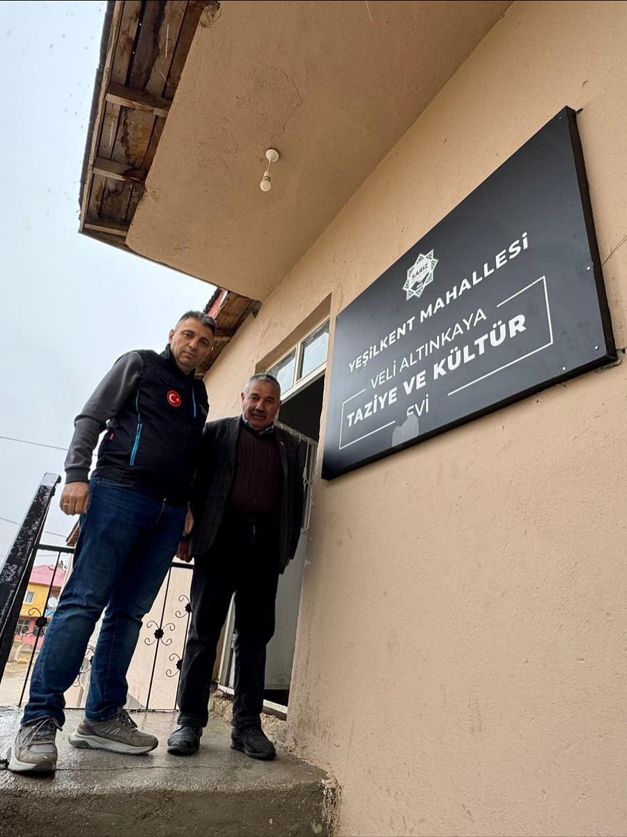 Kayseri'de Sarız Yeşilkent Mahallesi'nde Taziye ve Kültür Evi Yenilendi