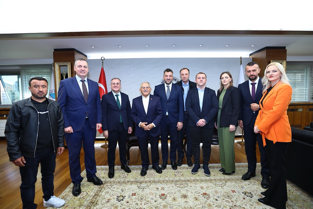 Bosna Hersek'ten Kayseri'ye Kardeş Şehir Ziyareti