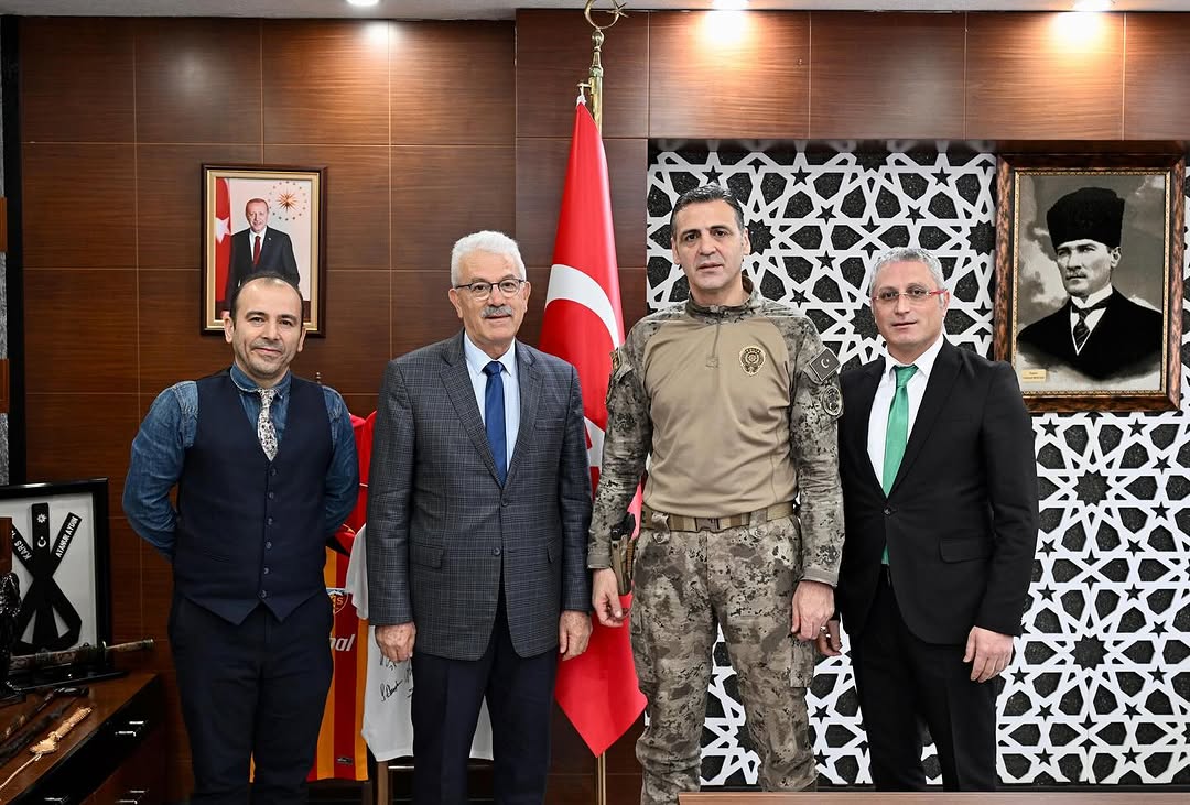 Kayseri Emniyet Müdürü Atanur Aydın, Tekden Koleji Yetkililerini Ağırladı