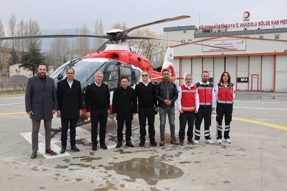 Kayseri'de Hava Ambulans Merkezi'nin Çalışmaları Vali Çiçek Tarafından Yerinde İncelendi