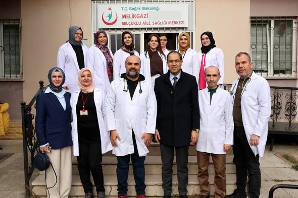 Kayseri İl Sağlık Müdürü Mehmet Erşan, Aile Sağlığı Merkezlerinde İncelemede Bulundu