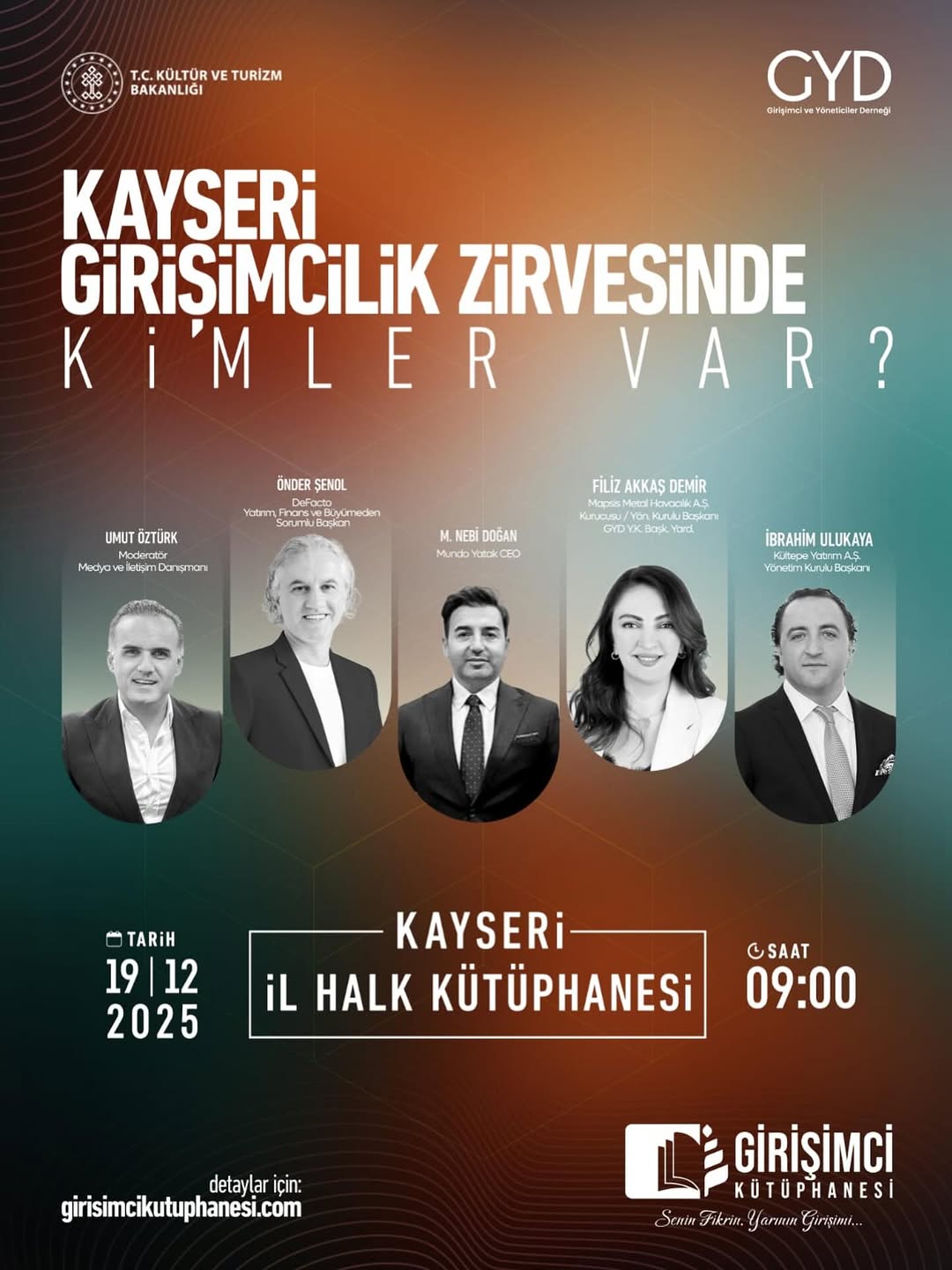 Kayseri'de Girişimcilik Zirvesi: Vizyon ve İlham Buluşması