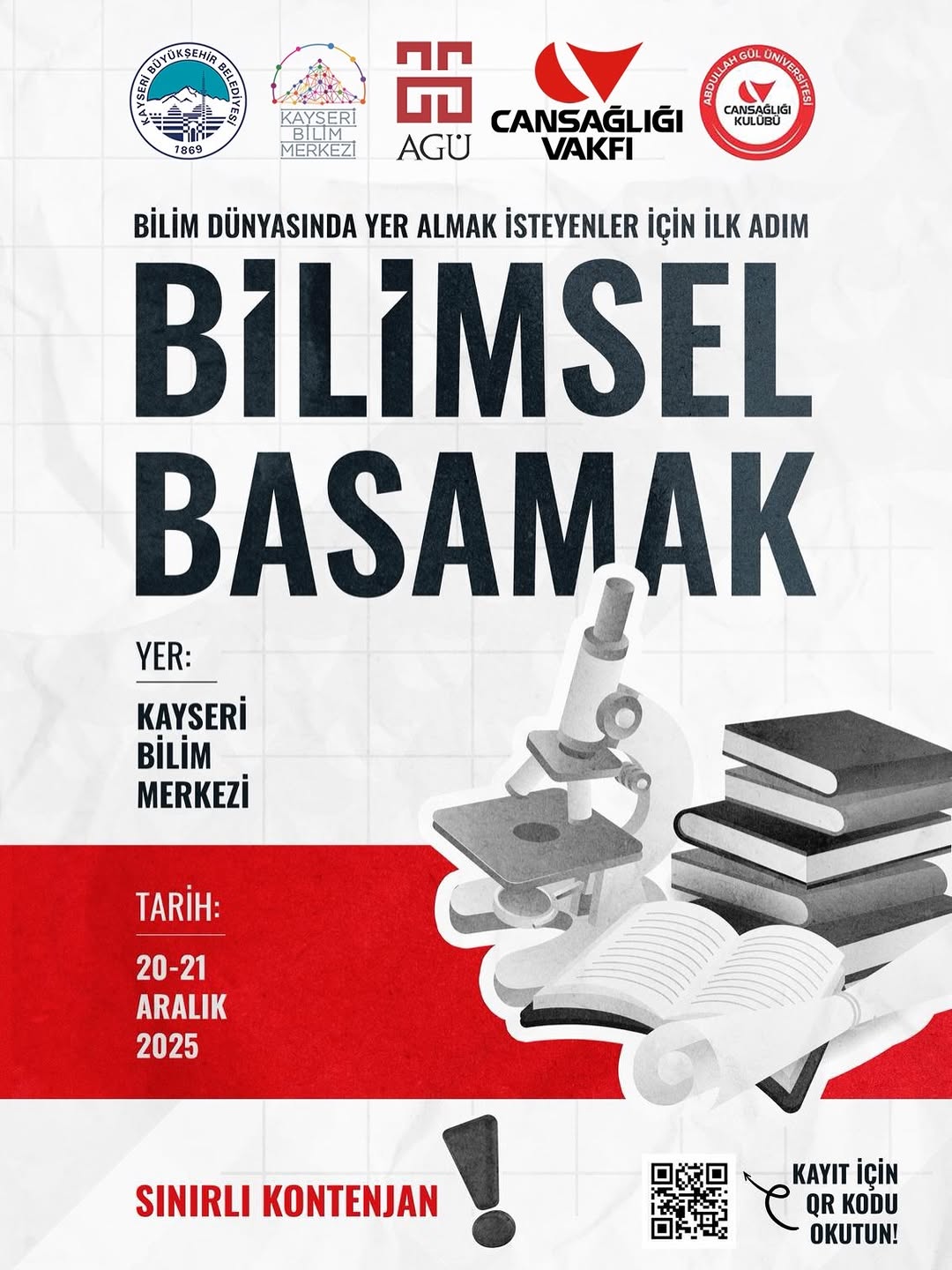 Kayseri Bilim Merkezi'nden Sağlık Çalışanları ve Öğrencilerine Özel Bilimsel Eğitim