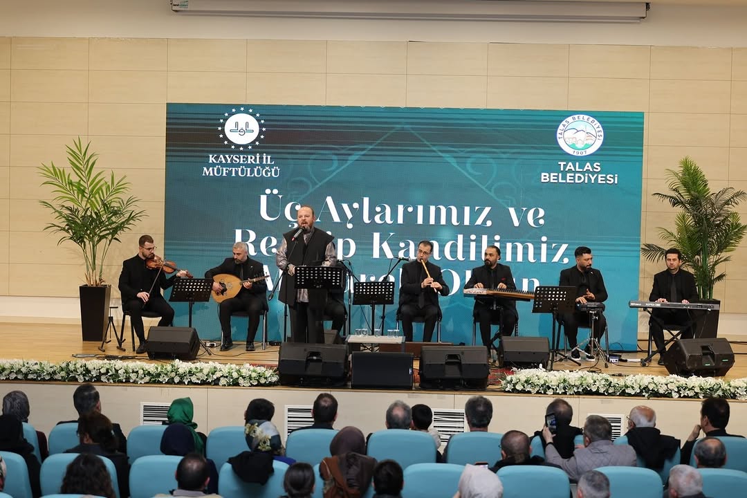 Talas'ta Mübarek Üç Aylar Naat ve İlahilerle Karşılandı