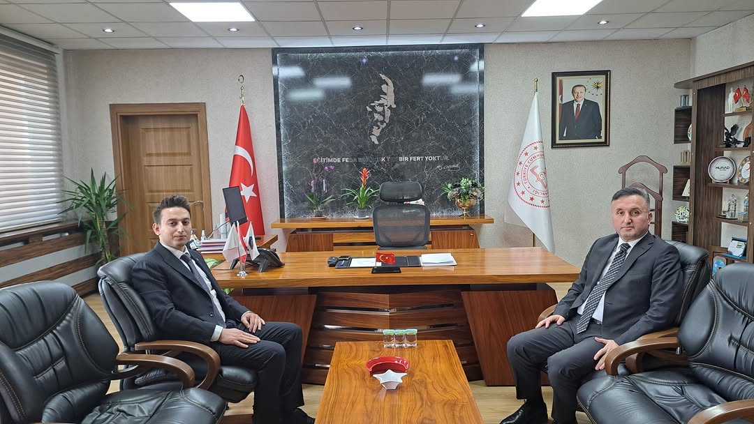 Sarız Kaymakamı Çıral, Kayseri İl Milli Eğitim Müdürü Esen'i Ziyaret Etti