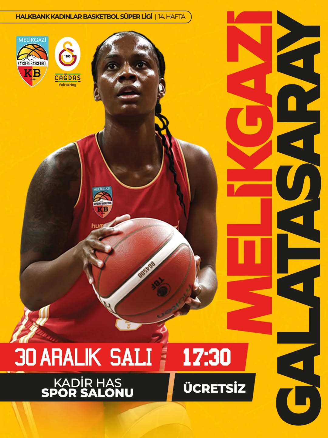 Kayseri'de Basketbol Heyecanı: Galatasaray'a Karşı Ücretsiz Maç