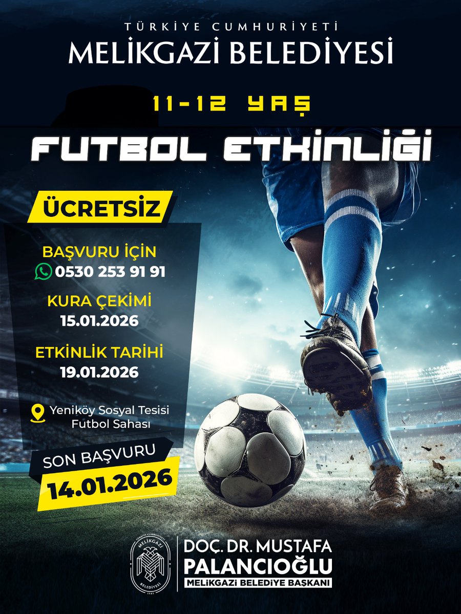 Melikgazi Belediyesi'nden Genç Futbolcular İçin Özel Etkinlik