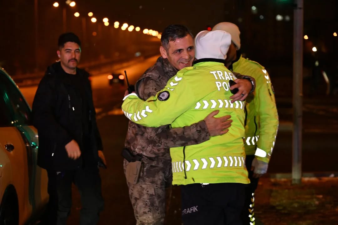 Kayseri'de Yılbaşı Güvenlik Denetimi ve Teşekkür Mesajı