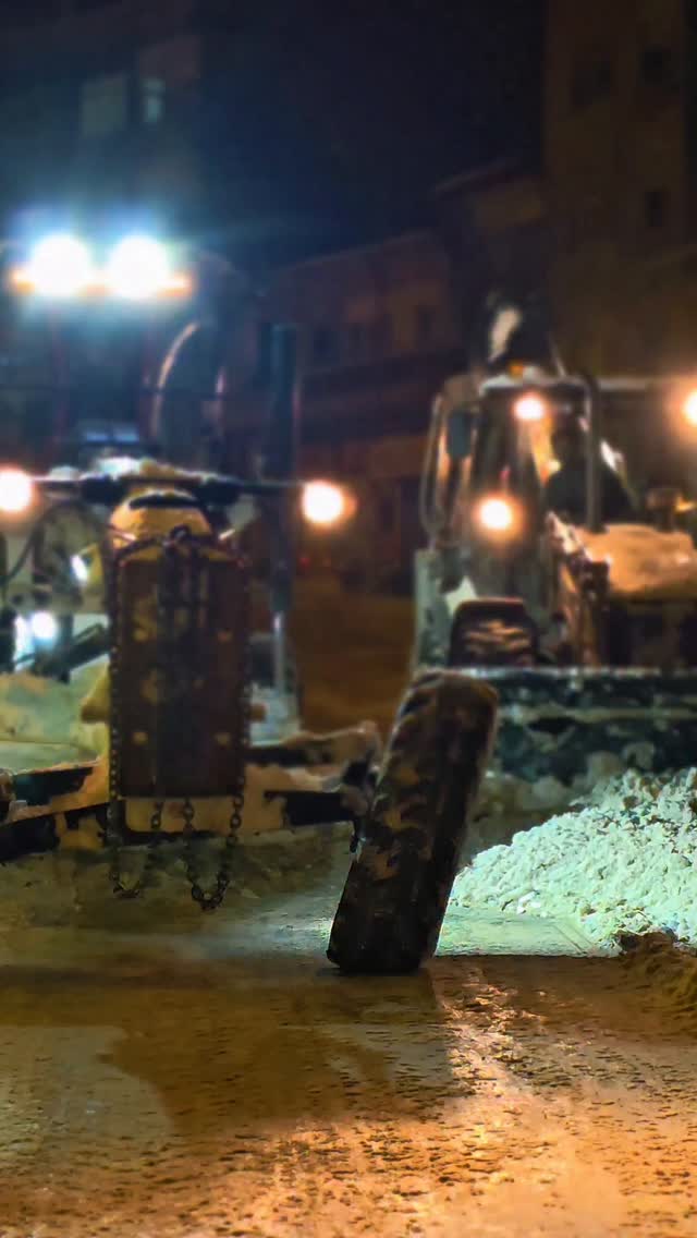 Bünyan'da Kar Temizleme ve Yol Açma Çalışmaları Aralıksız Devam Ediyor