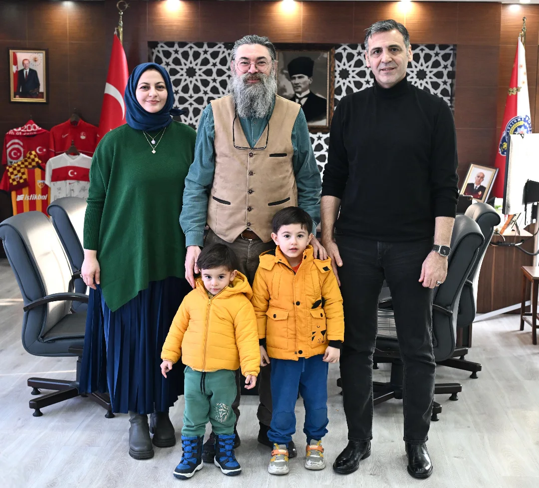 Kayseri Emniyet Müdürü Makamında Aile Ziyareti