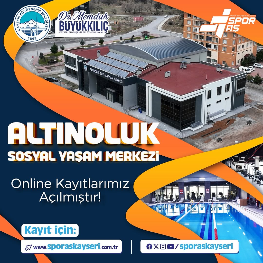 Kayseri'de Altınoluk Sosyal Yaşam Merkezi Kayıtları Başladı