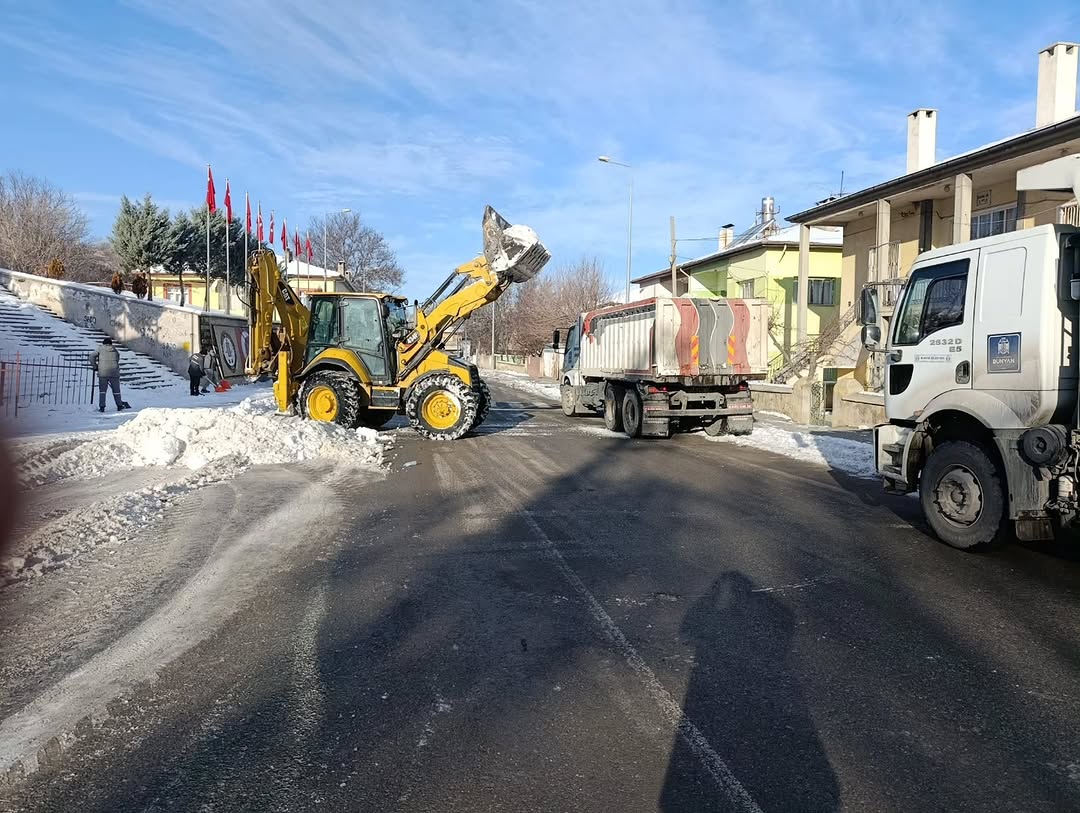 Bünyan'da Kar Mücadelesi: Ekipler Sahada