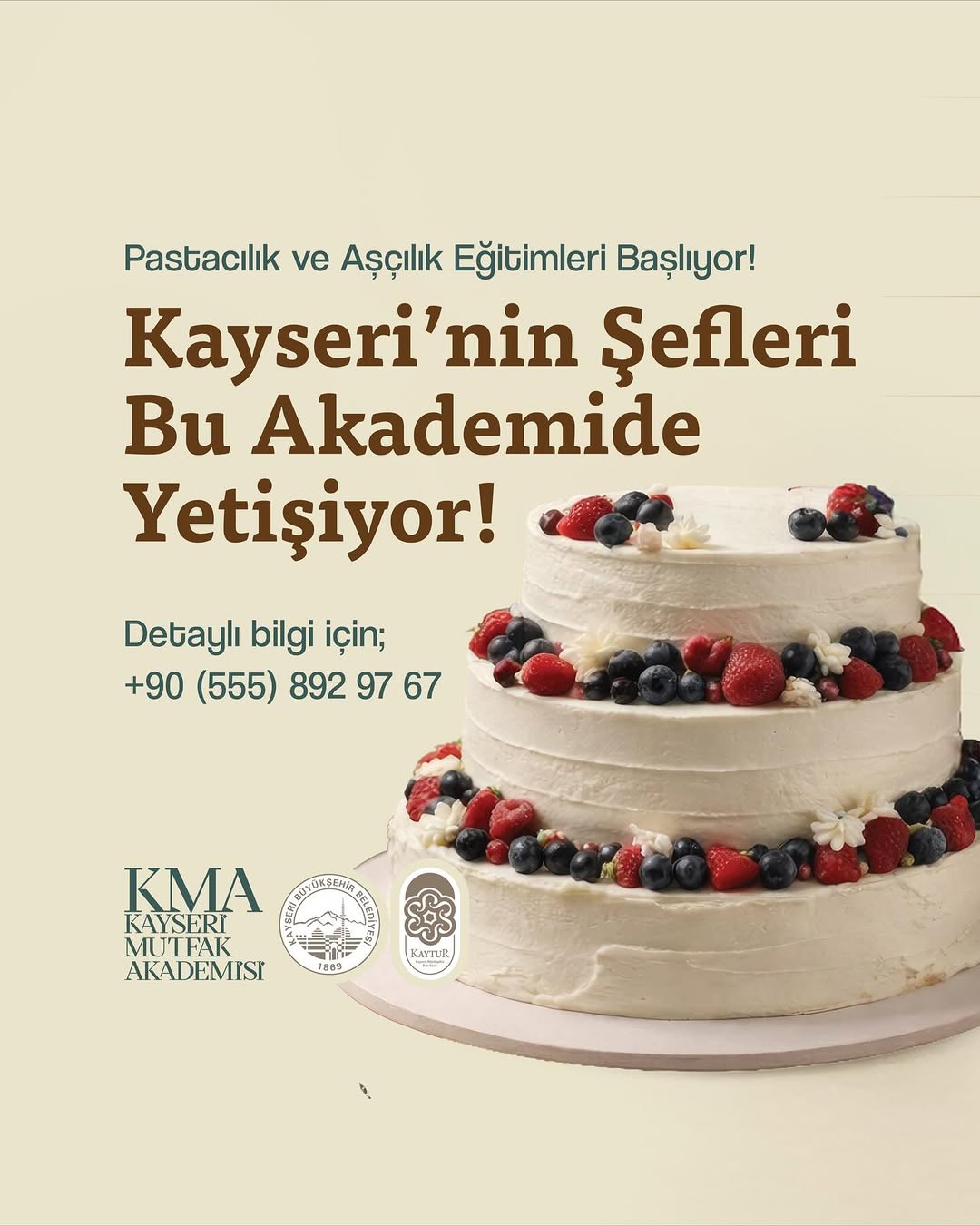 Kayseri'de Aşçılık ve Pastacılık Eğitimleri Başlıyor