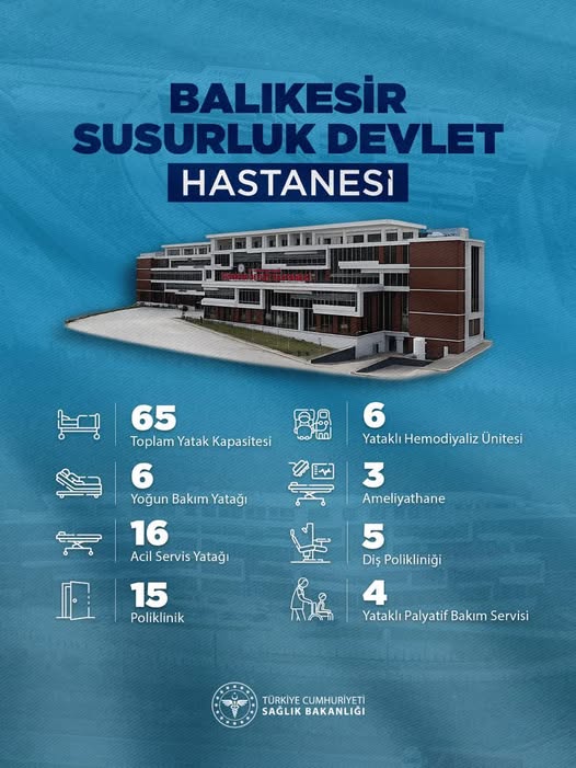 Balıkesir'de Yeni Bir Sağlık Yatırımı: Susurluk Devlet Hastanesi Hizmete Hazırlanıyor