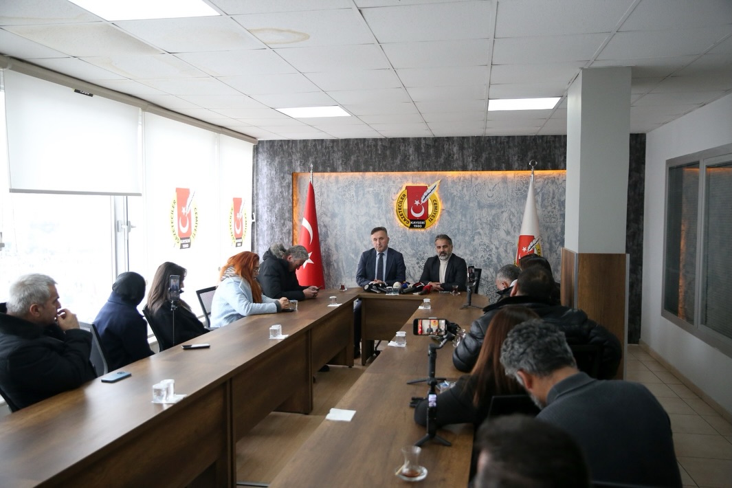 Kayseri'de 10 Ocak Çalışan Gazeteciler Günü Kutlaması