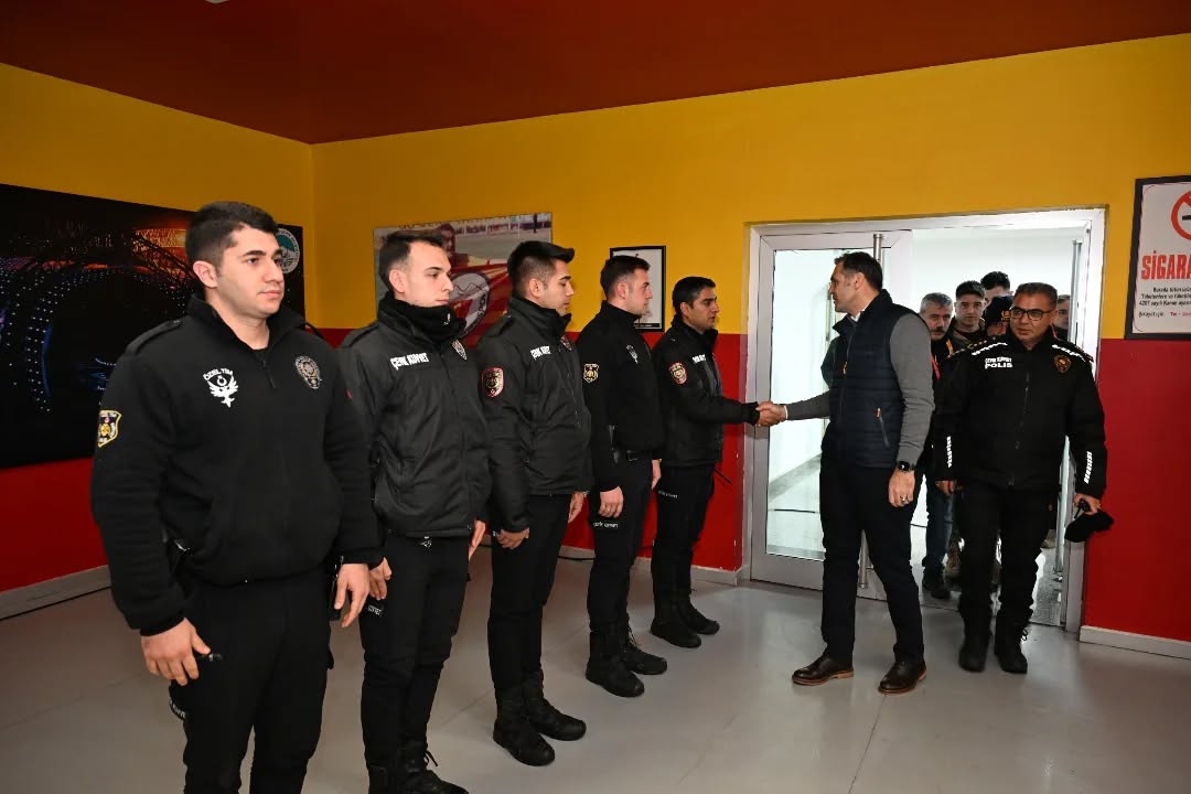 Kayseri'de Süper Lig Maçında Güvenlik Denetimi