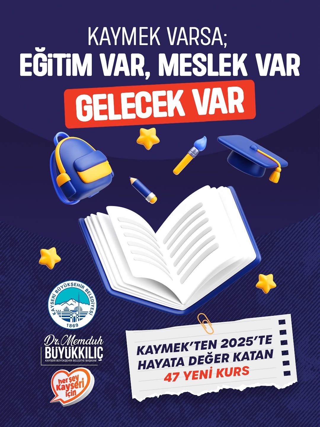 KAYMEK'te Eğitim Seferberliği: Bir Yılda 47 Yeni Kurs Açıldı