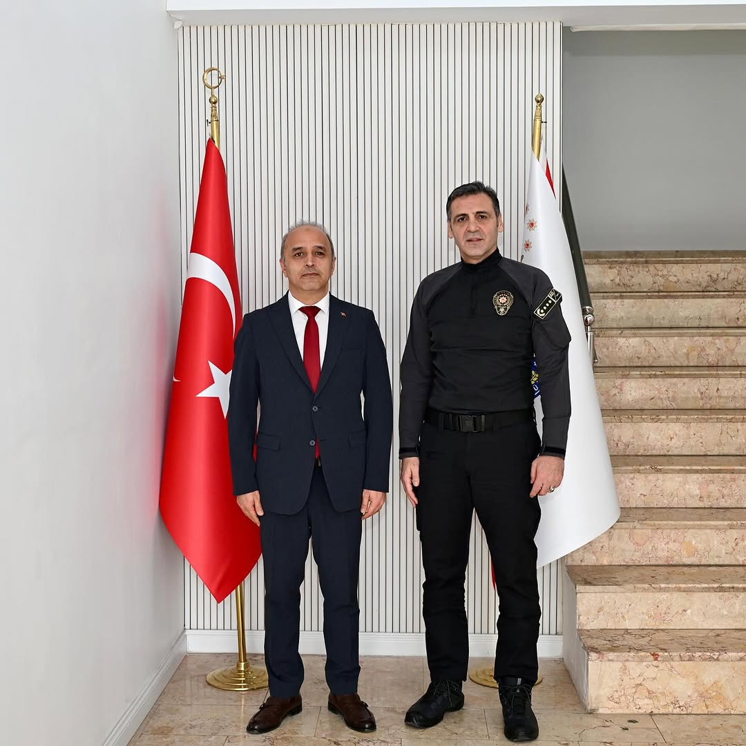 Kırşehir Emniyet Müdürü, Kayseri'de Meslektaşı Atanur Aydın'ı Ziyaret Etti