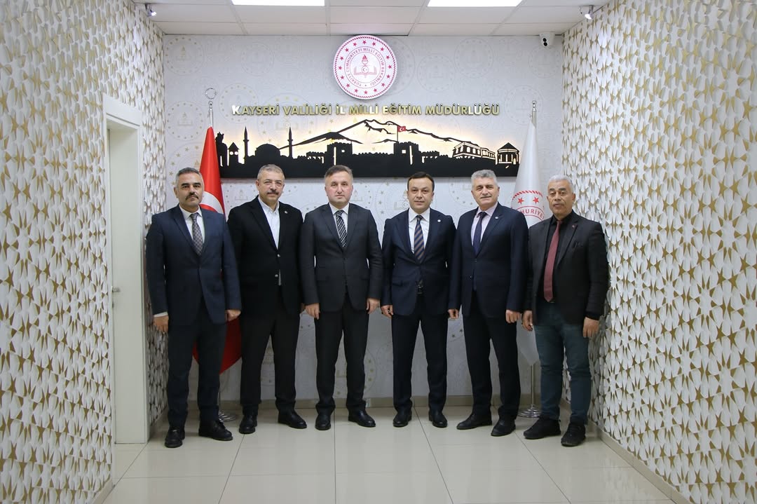 Kayseri İl Milli Eğitim Müdürü ile Eğitim Sendikası Temsilcileri Görüştü