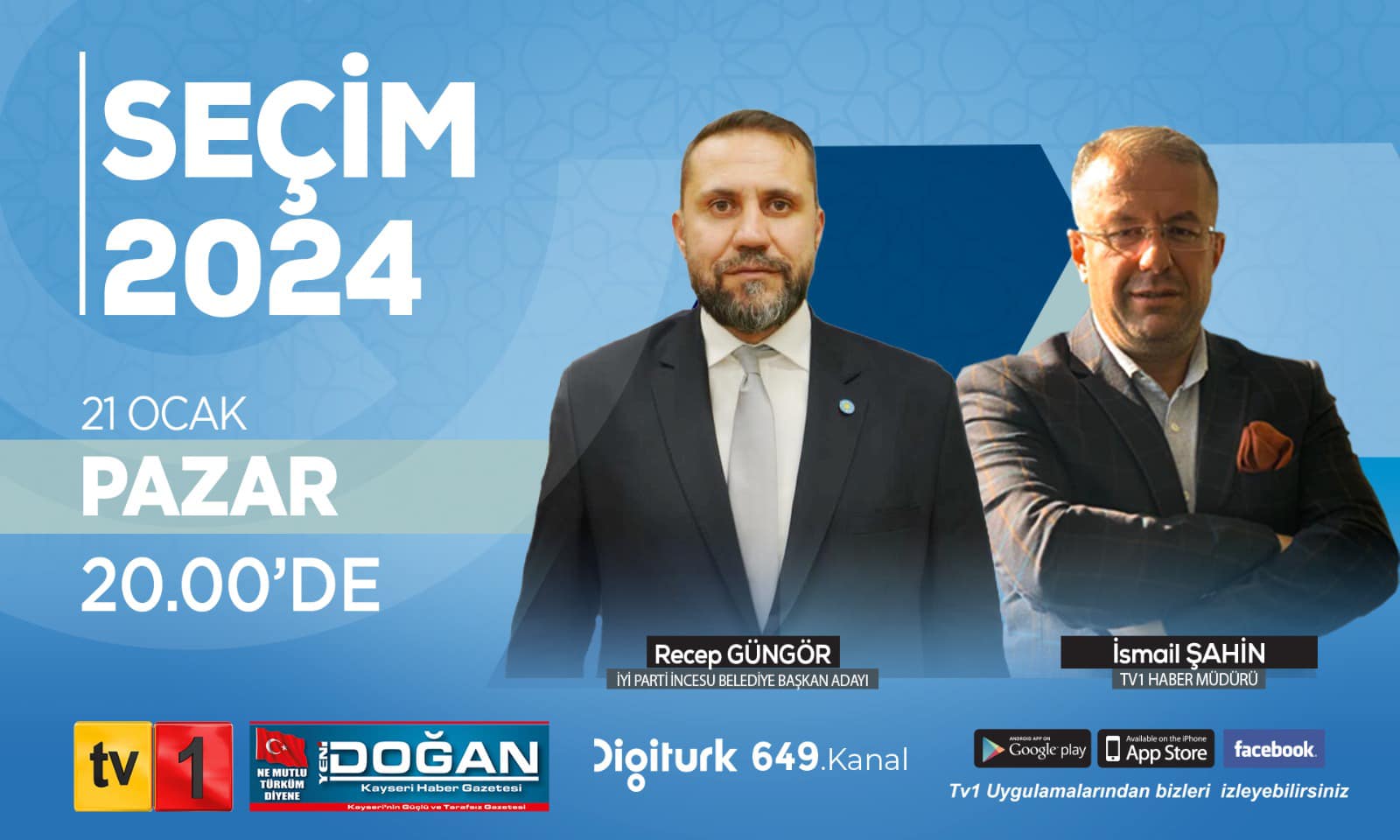 İYİ Parti Milletvekili Dursun Ataş, TV1 DOĞAN'da Siyasi Gündem Hakkında Konuşacak