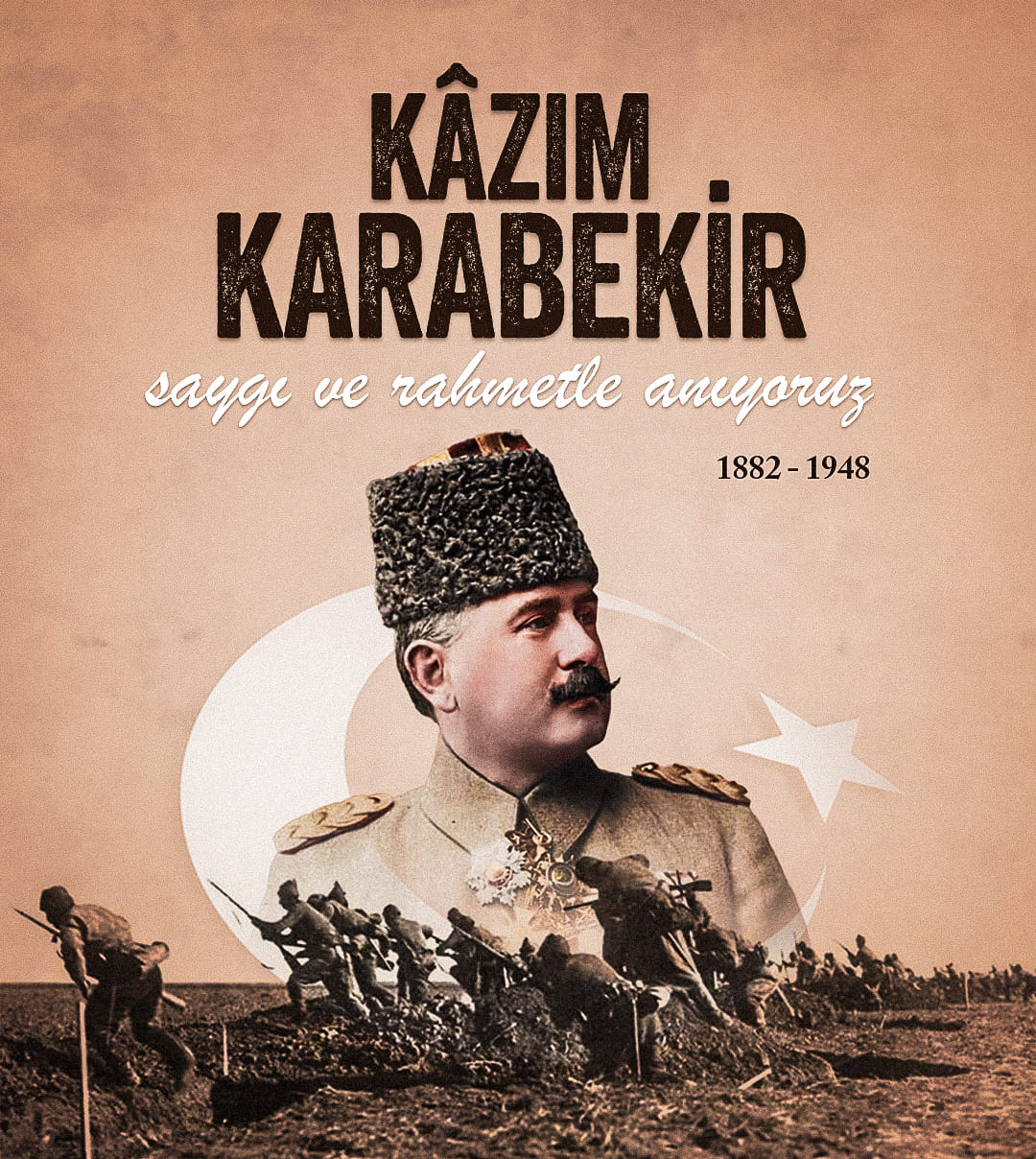 TBMM Başkanı Numan Kurtulmuş, Kâzım Karabekir'i saygıyla anıyor.