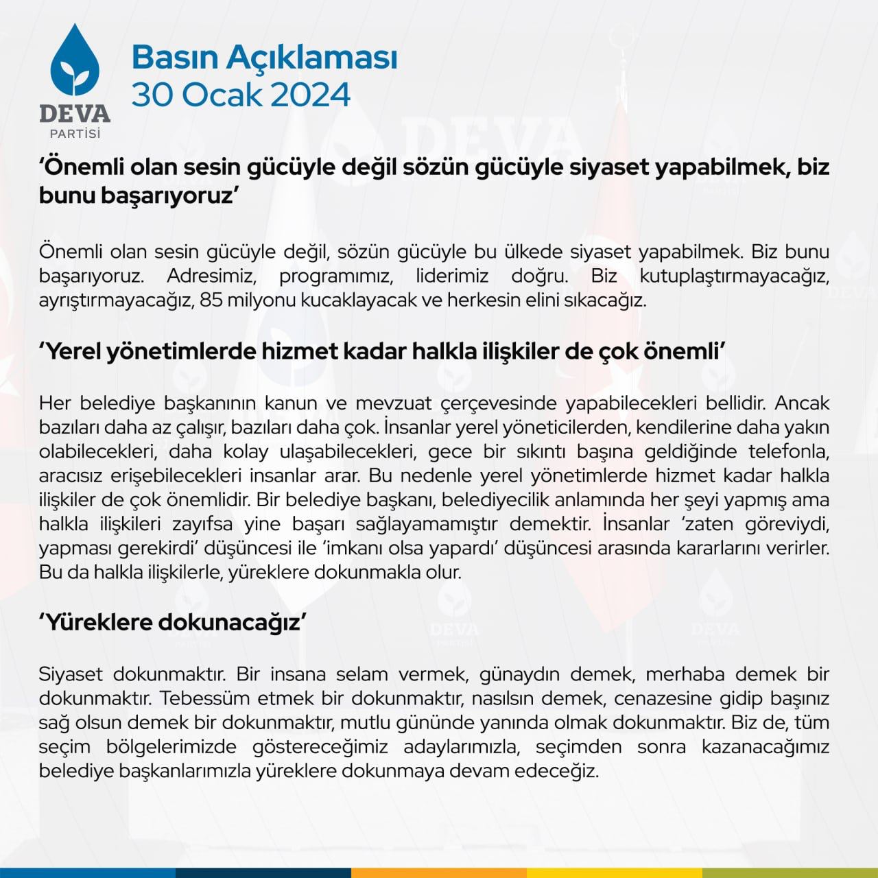 Eski Bir Siyasetçi, Siyasetin Sesi Değil Sözün Gücünü Vurguluyor