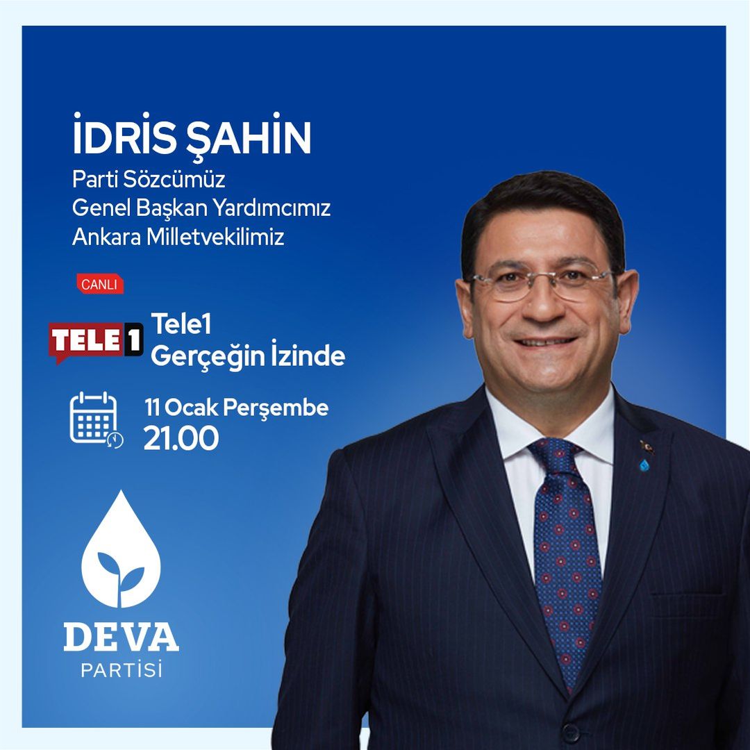 Deva Partisi Sözcüsü İdris Şahin, 