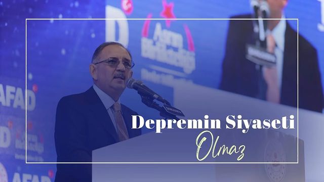 Çevre Bakanı, Siyasi Tartışmalara Son Verme Çağrısı Yaptı