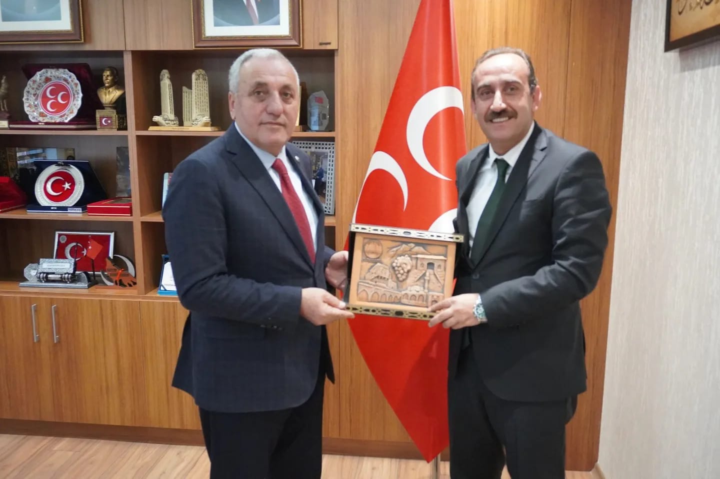 İncesu Belediye Başkan Adayı Mustafa İlmek ve Heyeti İl Başkanı ile Buluştu
