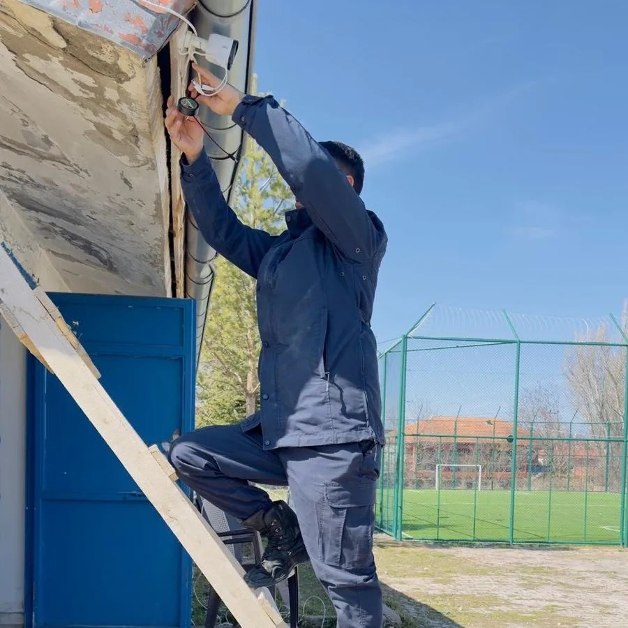 Akkışla'da Güvenlik Kameralarıyla Güvenlik Önlemleri Artırıldı