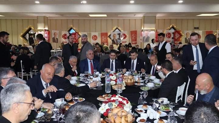 MHP İl Başkanı ve Yetkilileri Kayseri'de Geleneksel İftar Programında Buluştu