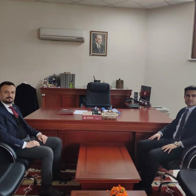 Sarıoğlan Kaymakamı Tugay Kalkanlı'dan İl Kültür ve Turizm Müdürü'ne Ziyaret