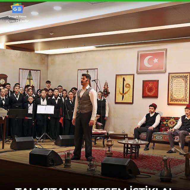 Talas'ta İstiklal Marşı'nın Kabul Edilişinin 104. Yılı Kutlandı