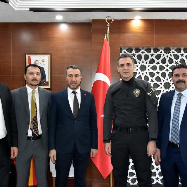 Saadet Partisi Heyeti Kayseri Emniyet Müdürü'nü Ziyaret Etti