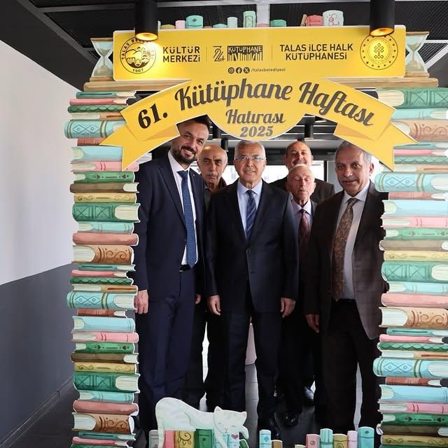 Talas Belediyesi'nde 61. Kütüphaneler Haftası Coşkusu