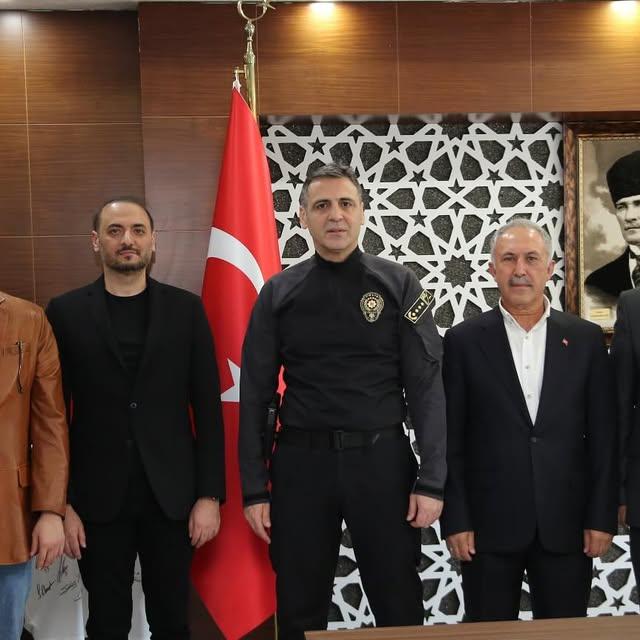 Kayseri'de Meclis Üyelerinden Emniyet Müdürü Ziyareti