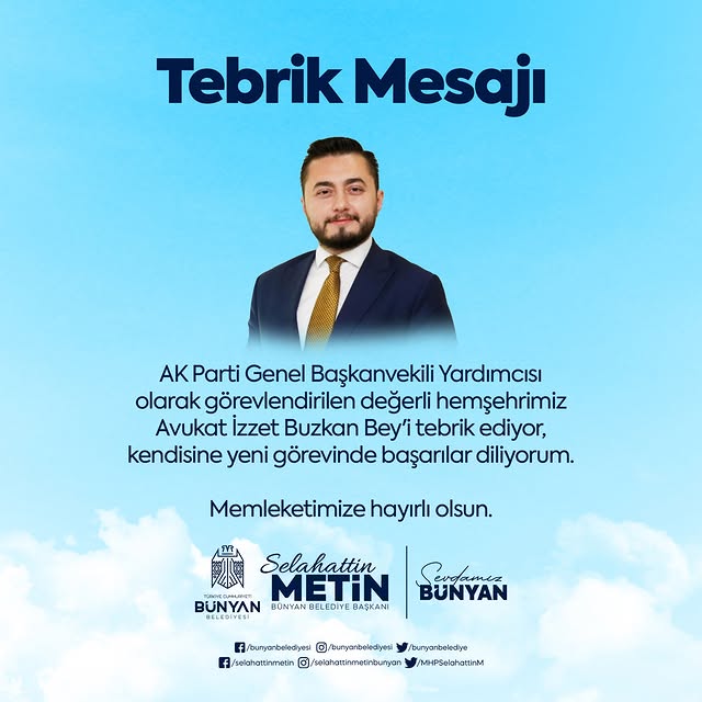 Avukat İzzet Buzkan, AK Parti'de Yeni Görev: Genel Başkanvekili Yardımcılığına Getirildi