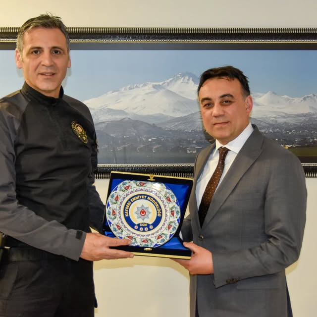 Kayseri Emniyet Müdürü, KCETAŞ Genel Müdürü'nü Ziyaret Etti