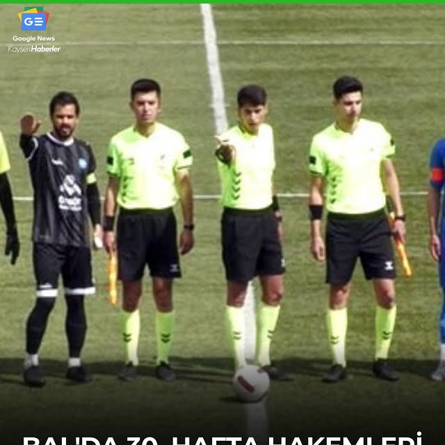 Bölgesel Amatör Lig 4. Grup'ta Son Hafta Hakemleri Açıklandı